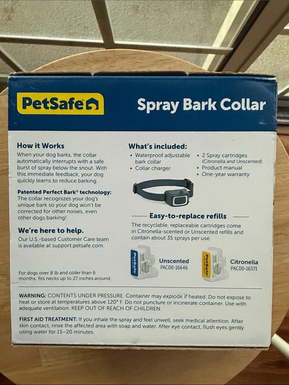 PetSafe Spray Bark Collar – Rechargeable | NEW and sealed ✅